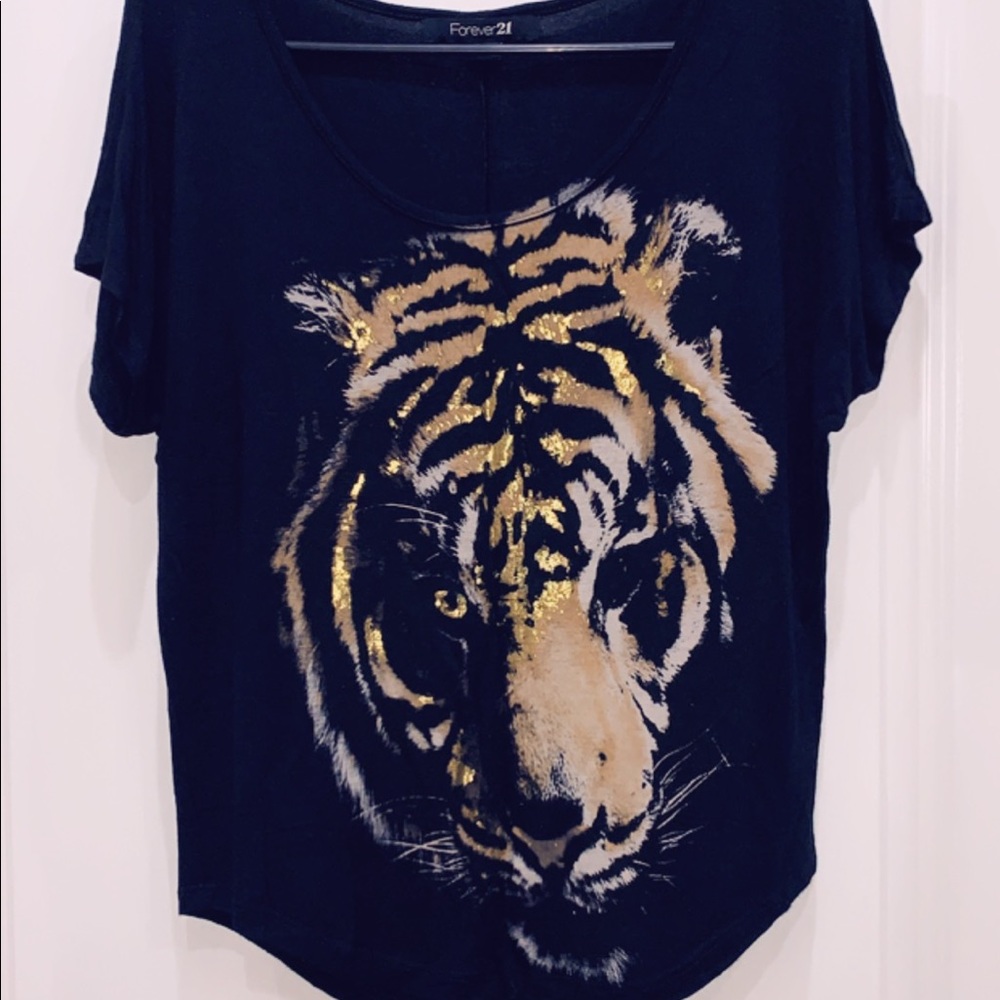 Tiger Print Top